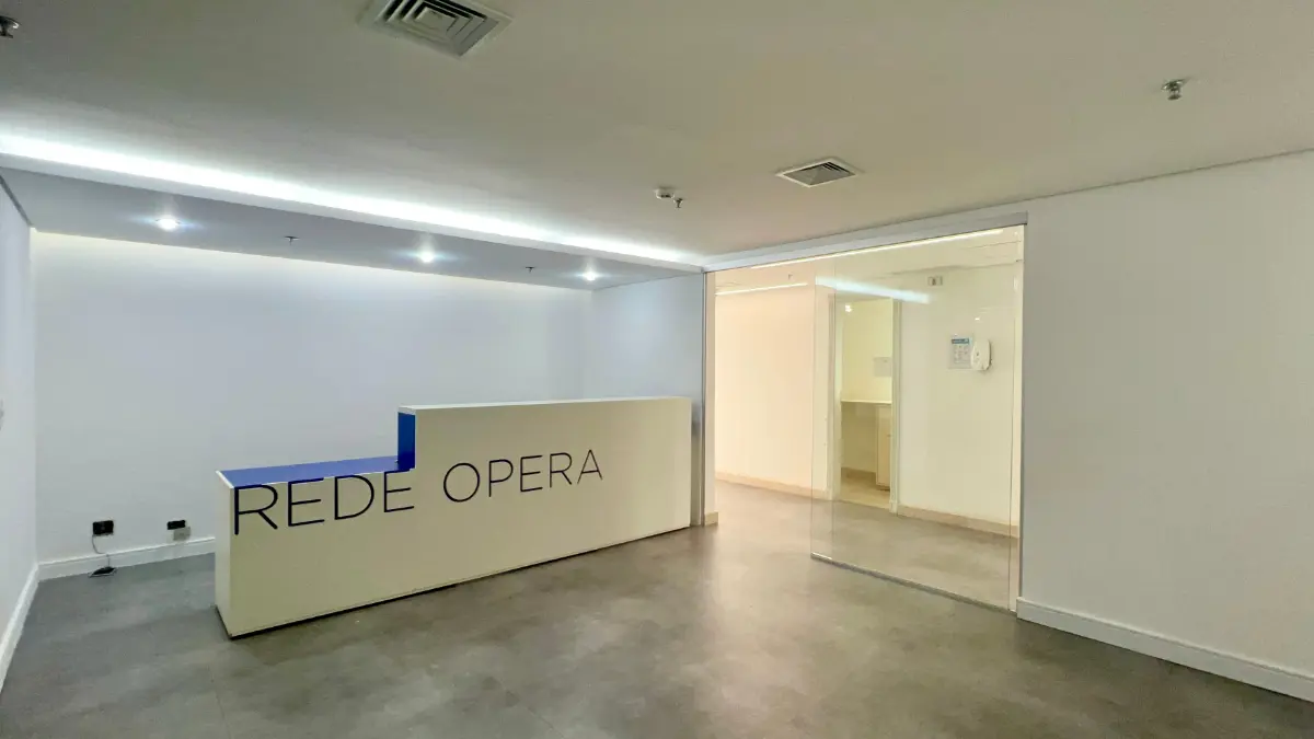 Recepção do conjunto médico na Rua Peixoto Gomide, 515